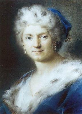 CARRIERA, Rosalba fg Self-Portrait as Winter fg France oil painting art
